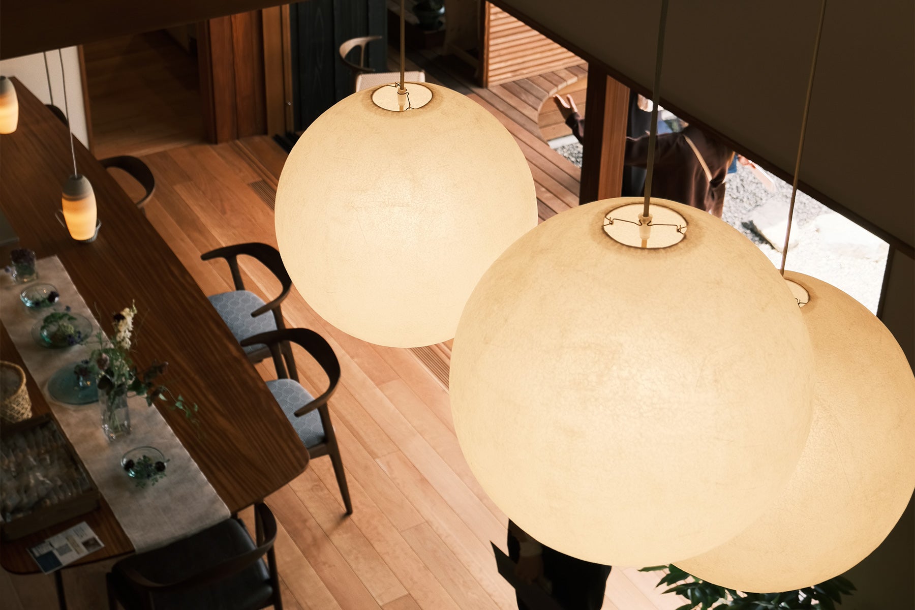 和紙ランプのある暮らし＆風景・Life and Scenery with Washi Lamps