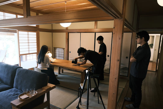 工房＆ショールームに取材